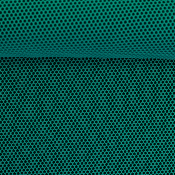 Zuschnitt 50cm Mesh 3D-Netz mit Geweberücken / Farbe Meerblau