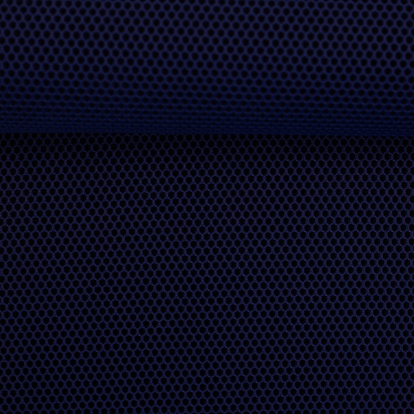 Zuschnitt 50cm Mesh 3D-Netz mit Geweberücken / Farbe Blau
