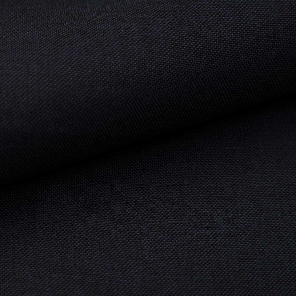0,5m Canvas Schwarz (Nr. 023) / uni melierter Outdoorstoff mit Imprägnierung