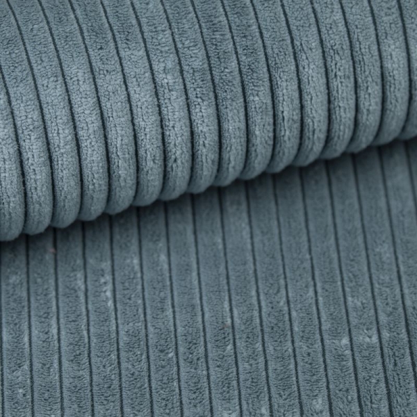 0,5m Samt Cord / Breitcord Hell Petrol (Nr. 026)