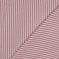 Preview: 0,5m Musselin Streifen garngefärbt Rosa Weiss