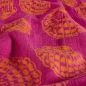 Preview: 0,5m Musselin Muscheln Pink Orange