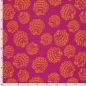 Preview: 0,5m Musselin Muscheln Pink Orange