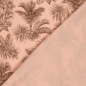 Preview: 0,5m Musselin Palmen Rosa