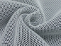 Preview: Zuschnitt 50cm Mesh 3D-Netz mit Geweberücken / Farbe Weiss