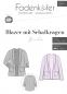 Preview: Schnittmuster Fadenkäfer Blazer mit Schalkragen Kinder