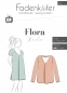 Preview: Schnittmuster Fadenkäfer Bluse / Tunika Flora Kinder