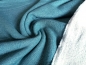 Preview: 0,5m Sweat in Petrol mit Baumwoll Lammfleece