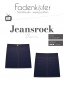Preview: Schnittmuster Fadenkäfer Jeansrock Damen