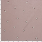 Preview: 0,5m Flanell Blüten Rosa