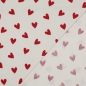 Preview: 0,5m Flanell Herzen Weiss