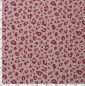 Preview: 0,5m Flanell Animalprint Leo Rosa