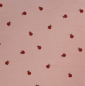 Preview: 0,5m Flanell Marienkäfer Rosa