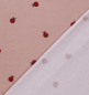 Preview: 0,5m Flanell Marienkäfer Rosa