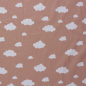 Preview: 0,5m Flanell Wolken Rosa