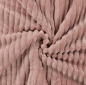 Preview: 0,5m Kuschelfleece Rippstruktur Nude