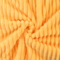 Preview: 0,5m Kuschelfleece Rippstruktur Senf