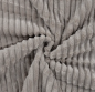 Preview: 0,5m Kuschelfleece Rippstruktur Taupe