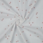 Preview: 0,5m Musselin kleine Herzen Weiss