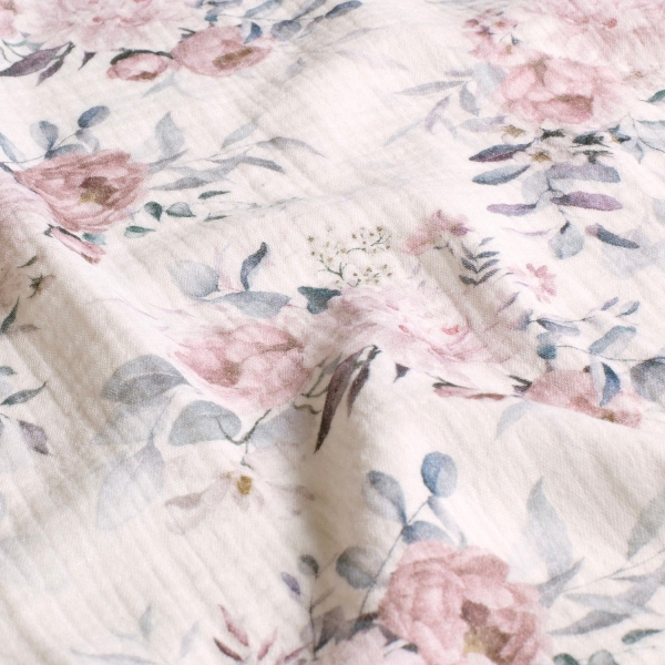 0,5m Musselin Pfingstrosen