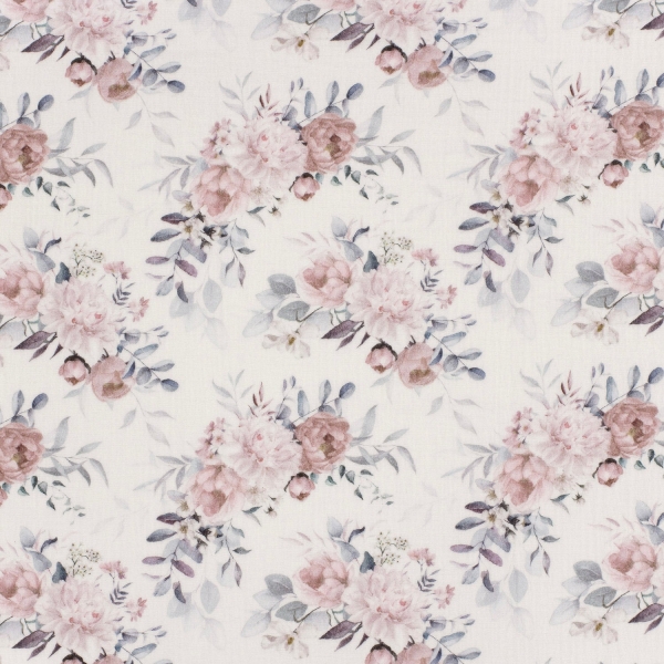 0,5m Musselin Pfingstrosen