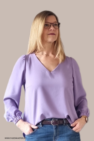 Schnittmuster Fadenkäfer Basic Bluse Damen
