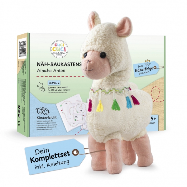 Näh-Baukastenset Alpaka Anton Level 2 von cuci cuci