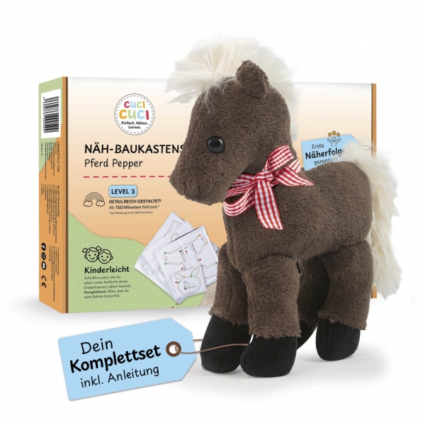 Näh-Baukastenset Pferd Pepper Level 3 von cuci cuci