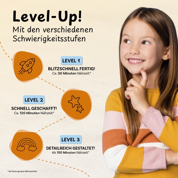 Preview: Näh-Baukastenset Pferd Pepper Level 3 von cuci cuci