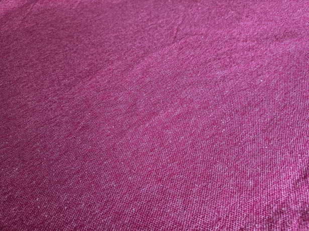 Preview: 0,5m Sweat in Weinrot mit Baumwoll Lammfleece