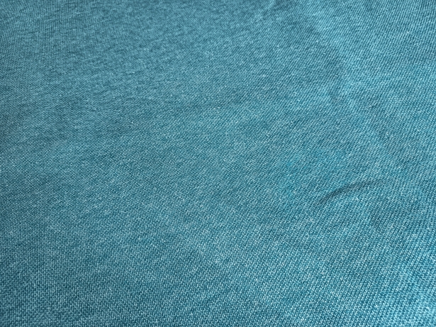 Preview: 0,5m Sweat in Petrol mit Baumwoll Lammfleece