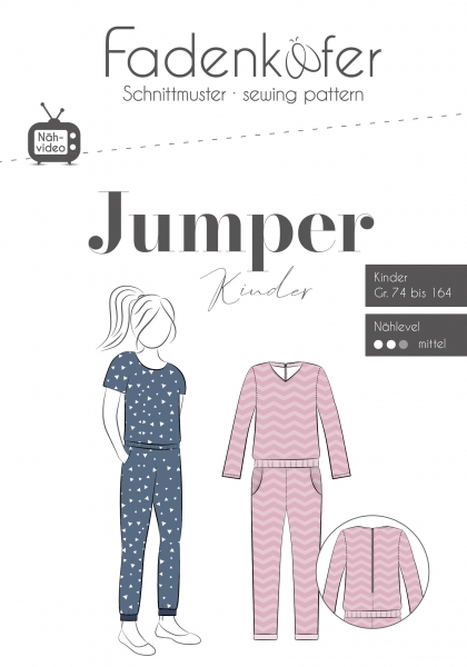 Schnittmuster Fadenkäfer Jumper Kinder