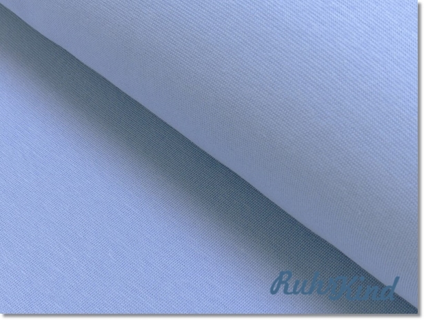0,5m Bündchen Hellblau
