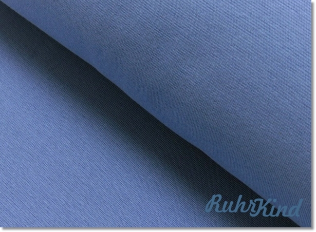 0,5m Bündchen Jeansblau