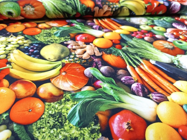 0,5m Canvas Obst und Gemüse