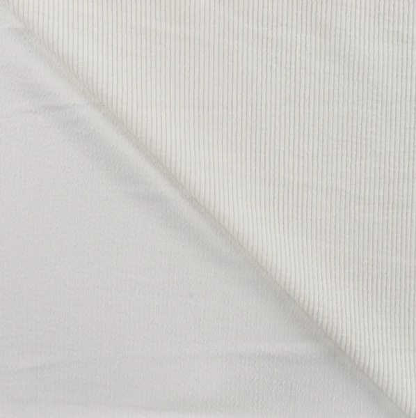 Preview: 0,5m Cord Ecru leicht elastisch