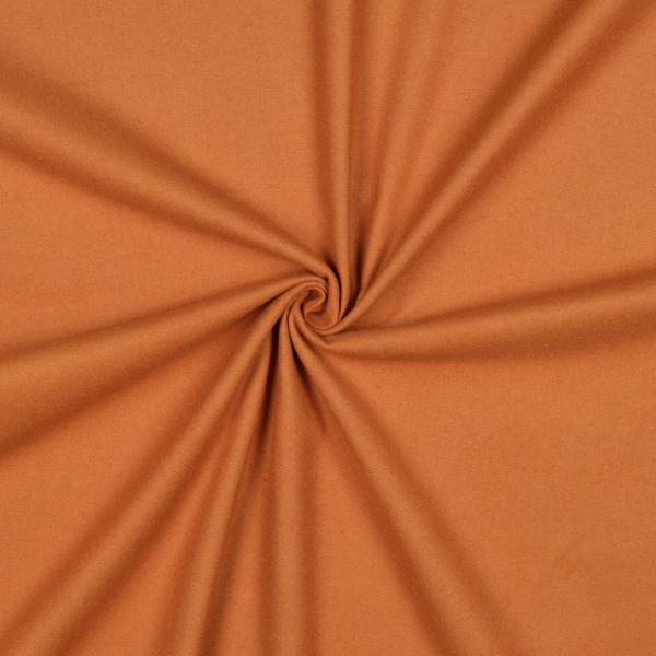 0,5m Flanell Uni Cognac
