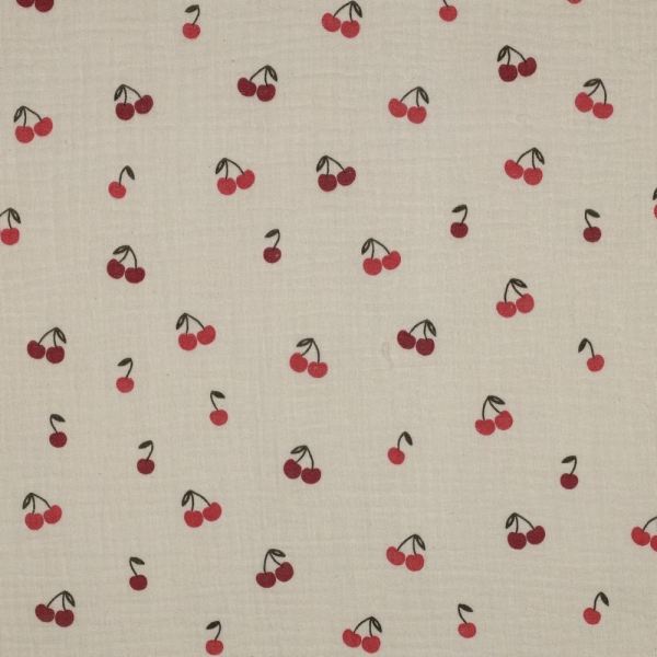 Preview: 0,5m Musselin Kirschen Sand