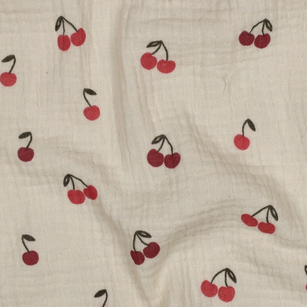 0,5m Musselin Kirschen Sand