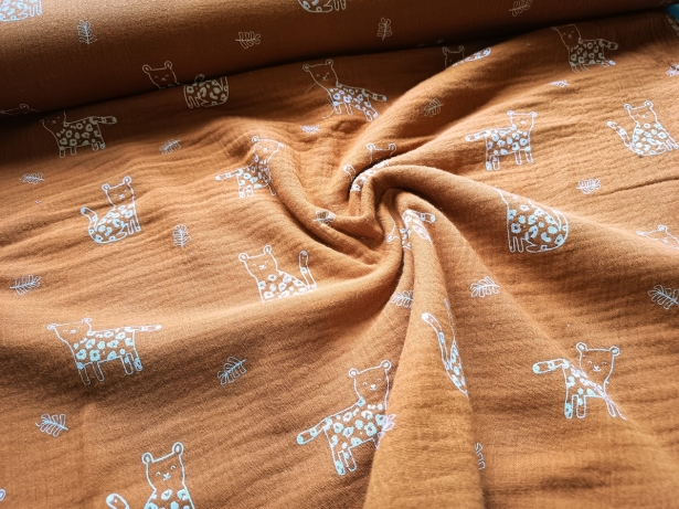 0,5m Musselin kleiner Panther Terra