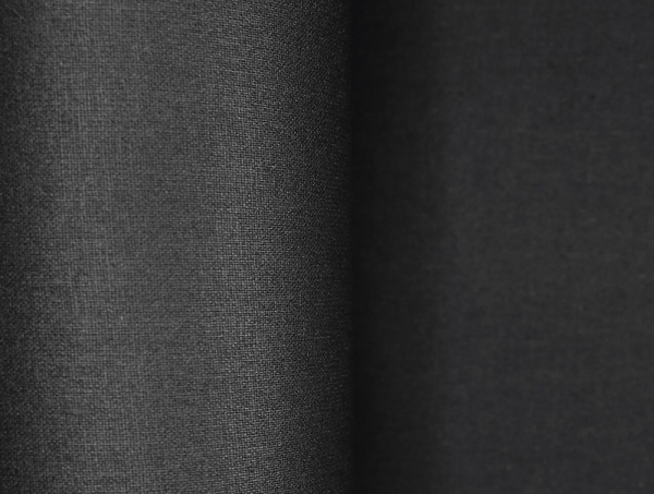 Zuschnitt beschichtete Baumwolle Uni Schwarz 50x155cm