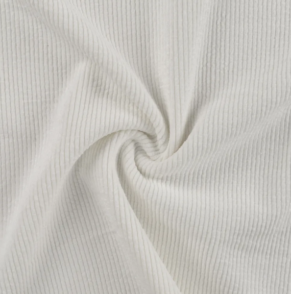 0,5m Cord Ecru leicht elastisch