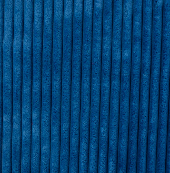 0,5m Kuschelfleece Rippstruktur Petrol