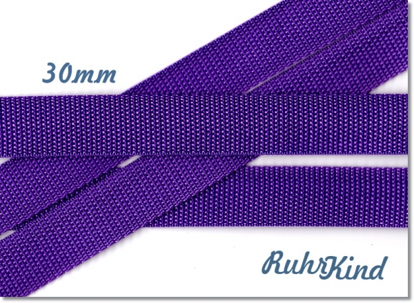 Gurtband Lila 30mm