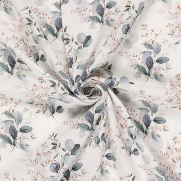 0,5m Musselin Blätter Salbei