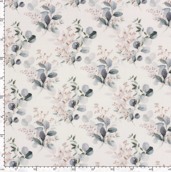 0,5m Musselin Blätter Salbei