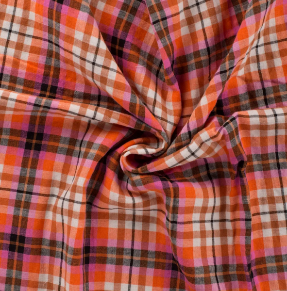 0,5m Musselin Karos Fuchsia