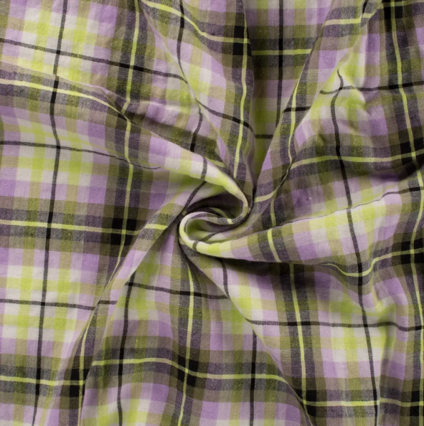 0,5m Musselin Karos Lila