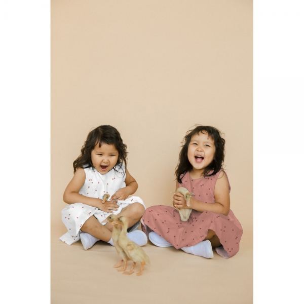 0,5m Musselin kleine Herzen Weiss