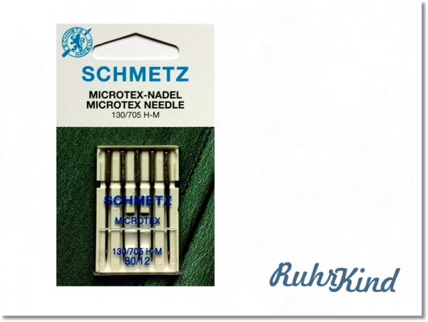 Schmetz - 5x Microtex Nadel - 80/12